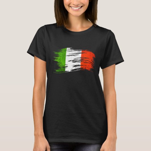 Italiaanse vlag t-shirt (Voorkant)