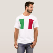 ITALIAANSE VLAG T-SHIRT (Voorkant volledig)