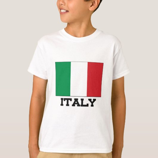 Italiaanse vlag t-shirt (Voorkant)