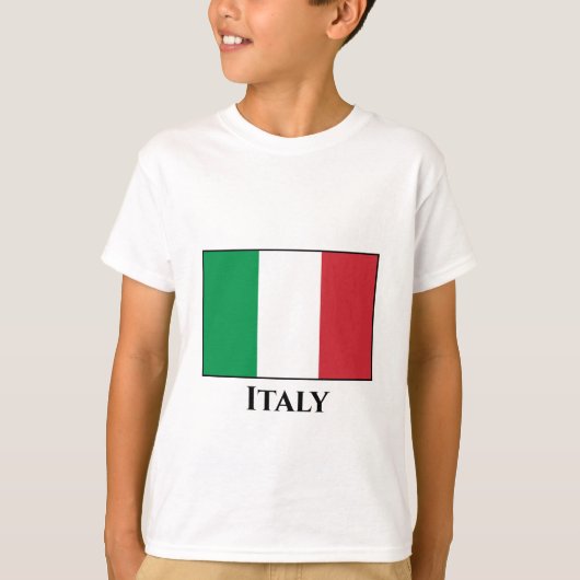 Italiaanse vlag t-shirt (Voorkant)