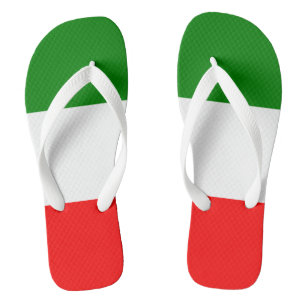 Italiaanse vlag teenslippers