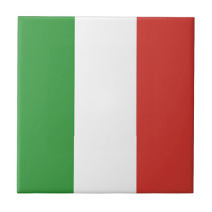 Italiaanse vlag tegeltje