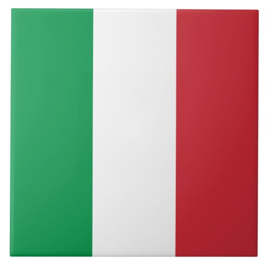 Italiaanse vlag tegeltje (Voorkant)