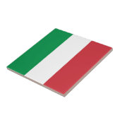 Italiaanse vlag tegeltje (Zijkant)