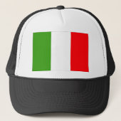 Italiaanse vlag trucker pet (Voorkant)