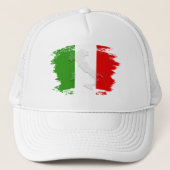 Italiaanse vlag trucker pet (Voorkant)