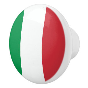 Italiaanse vlag van Italiaanse deur- en trekknoppe Keramische Knop