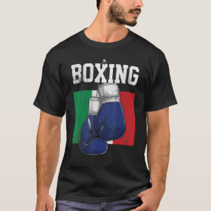 Italiaanse vlag vlag Boxer Boxer Boxing T-shirt