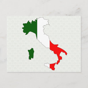 Italiaanse vlag — volledige grootte briefkaart