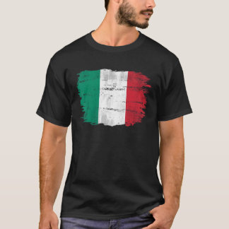 italiaanse vlag voor italiaans Italiaans T-shirt