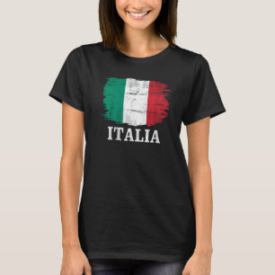  italiaanse vlag voor italiaans Italiaans T-shirt