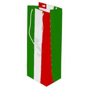 Italiaanse vlag wijn cadeautas