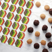 Italiaanse vlag zeven-laag regenboogkerkoekjes theedoek