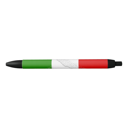 Italiaanse vlag zwarte inkt pen (Voorkant)