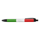 Italiaanse vlag zwarte inkt pen (Bovenkant)