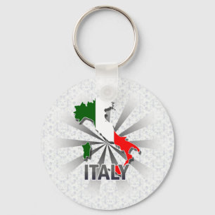 Italiaanse vlaggenkaart 2.0 sleutelhanger