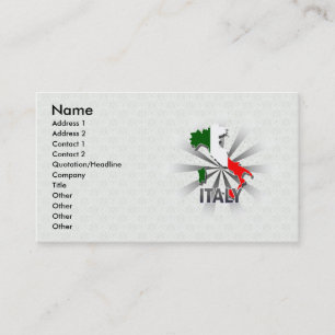 Italiaanse vlaggenkaart 2.0 visitekaartje