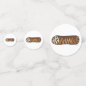 Italiaanse voedselbakkerij chocolade Chip Cannoli Confetti (Voorkanten)