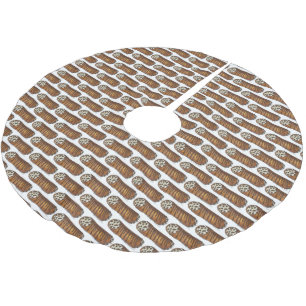Italiaanse voedselbakkerij chocolade Chip Cannoli Kerstboom Rok