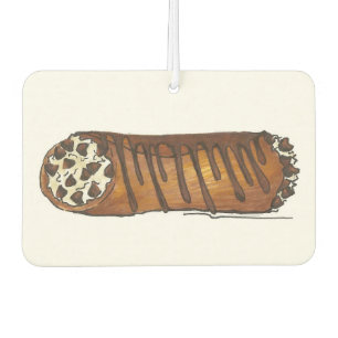 Italiaanse voedselbakkerij chocolade Chip Cannoli Luchtverfrisser