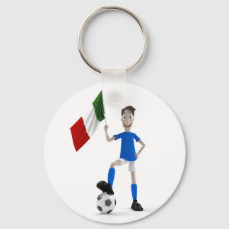 Italiaanse voetbal sleutelhanger