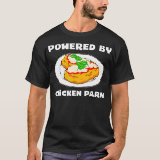 Italiaanse voetbalparmesan met kippenparm t-shirt