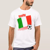 Italiaanse voetbalploeg t-shirt (Voorkant)
