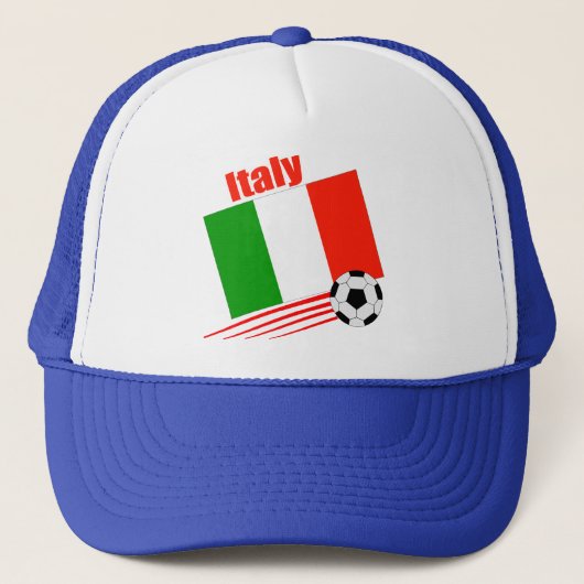 Italiaanse voetbalploeg trucker pet (Voorkant)