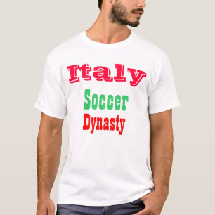 Italiaanse voetbalT-shirt T-shirt