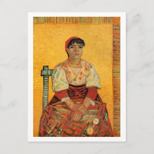 Italiaanse vrouw, Vincent van Gogh Briefkaart