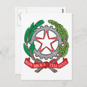italiaanse wapenstilstand briefkaart (Voorkant / Achterkant)