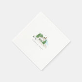 Italiaanse Waterverf Servet (Hoek)