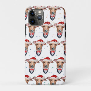 Italiaanse Windhond Hondenras Kerstmis iPhone 11 Pro Hoesje