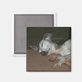 Italiaanse windhond magneet - "Max" (Voorkant / Achterkant)