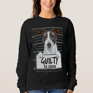 Italiaanse Windhond Mugshot Schuldig Hond Trui