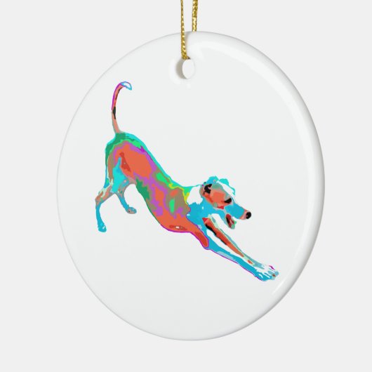 Italiaanse Windhond Ornament (Links)