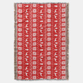 Italiaanse windhond Silhouetten Kerstmis Deken (Voorkant Verticaal)