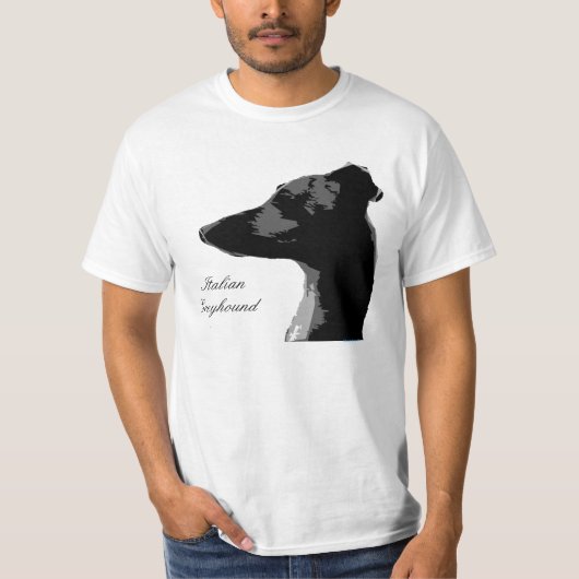 Italiaanse windhond T-Shirt (Voorkant)