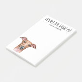 Italiaanse Windhondliefhebber Post-it® Notes (Schuin)