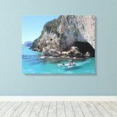 Italiaanse Wonders Seaside 18 Canvas Afdruk (Insitu (Houten vloer))