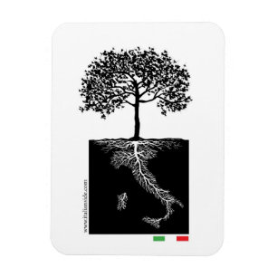 Italiaanse wortelmagneet magneet