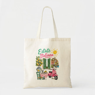 Italiaanse Zomer Amalfi Kust Citroenen Tote Bag