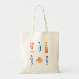 Italiaanse Zomer Dubbelzijdige Canvas Tas 2