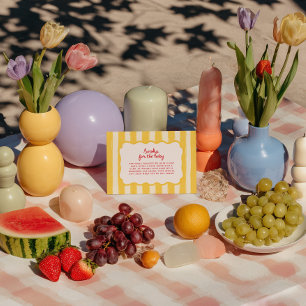 Italiaanse zomerboeken voor baby-insteek Mediterra RSVP Kaartje