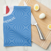 Italian Angel Hanukkah Flag Personalized  Theedoek (Quarter Fold)