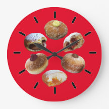 'Italian Bomboloni' wandklok