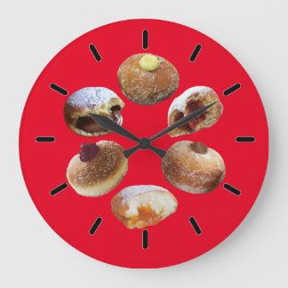 'Italian Bomboloni' wandklok Grote Klok
