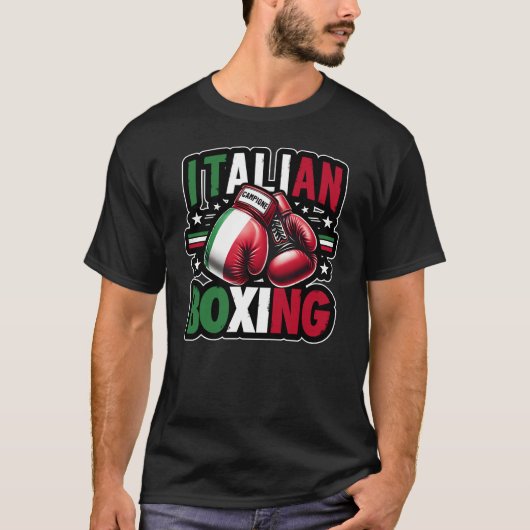 Italian Boxing (Campione)  T-shirt (Voorkant)