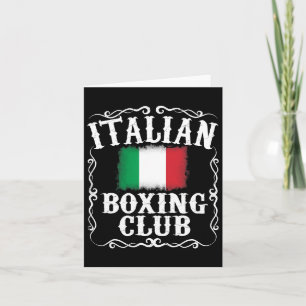 Italian Boxing Club T Shirt  Boxer Italië FL Kaart