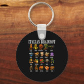 Italian Brain Rot Italian Brainrot Funny Memes  Sleutelhanger (Voorkant)